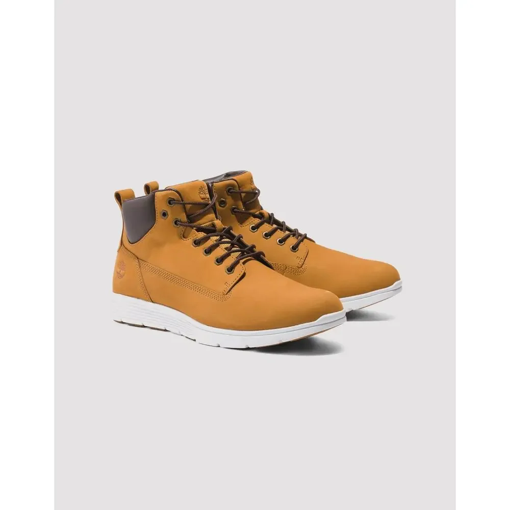 TIMBERLAND MEN'S 10 KILLINGTON MID LACE UP WHEAT NUBUCK BOOTS NIB